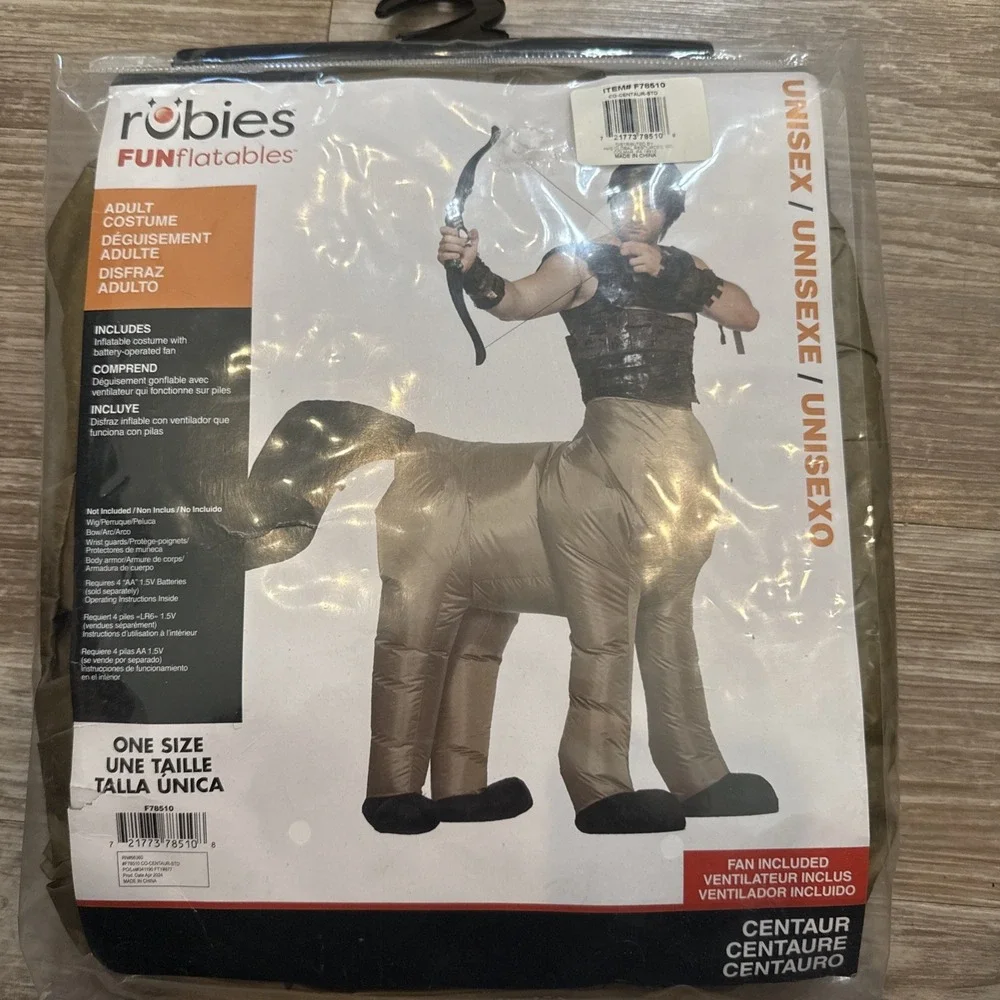 Rubies Fun Flatables Centaur Adult Costume One Size Fits Most‎ New